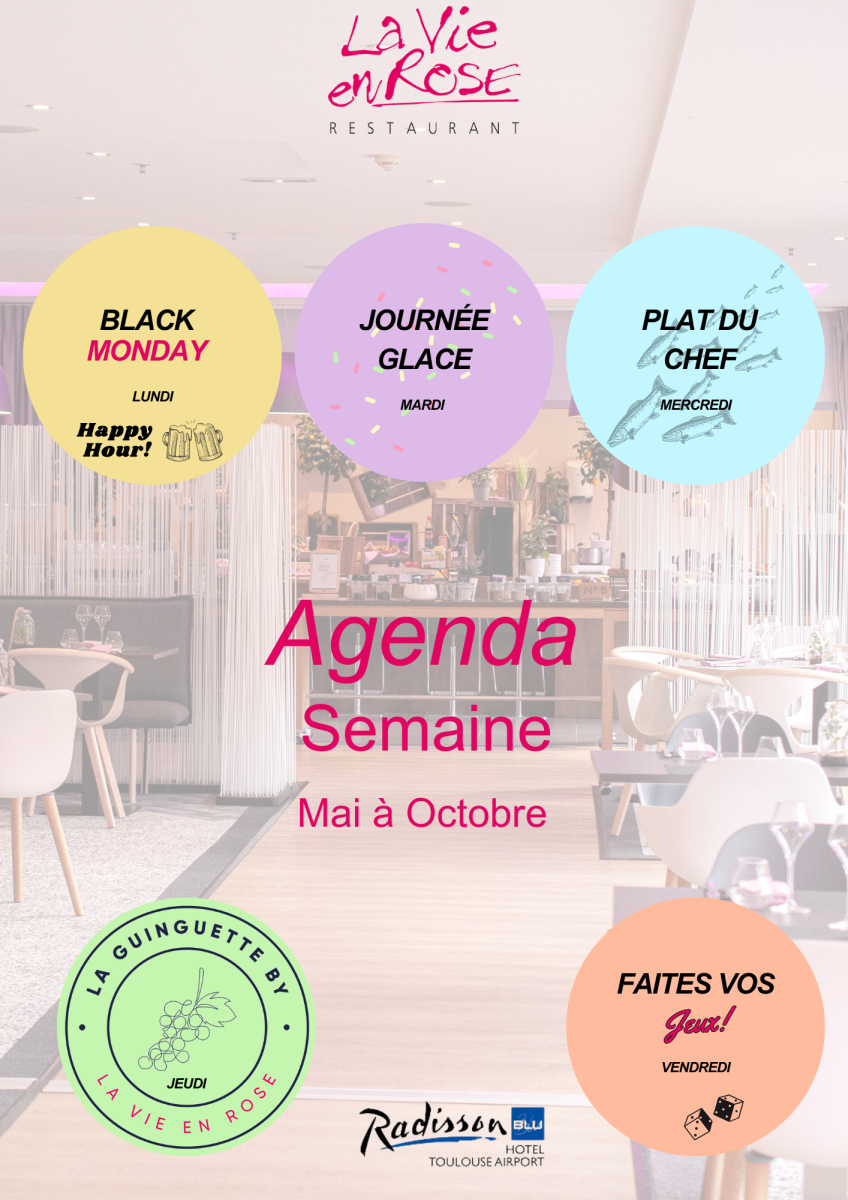 Planning de la semaine